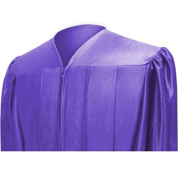 Shiny Purple Elementary Gown - Graduation Seller