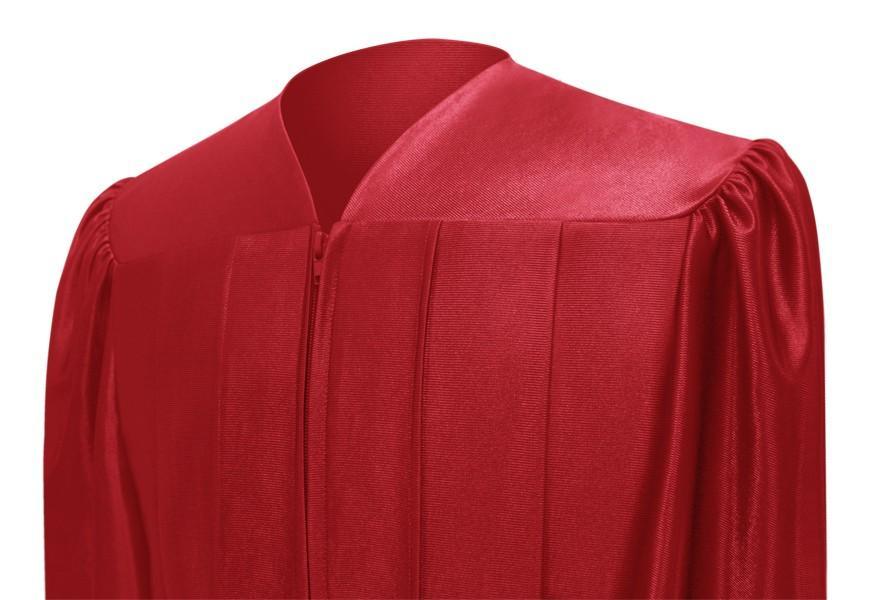 Shiny Red Elementary Gown - Graduation Seller
