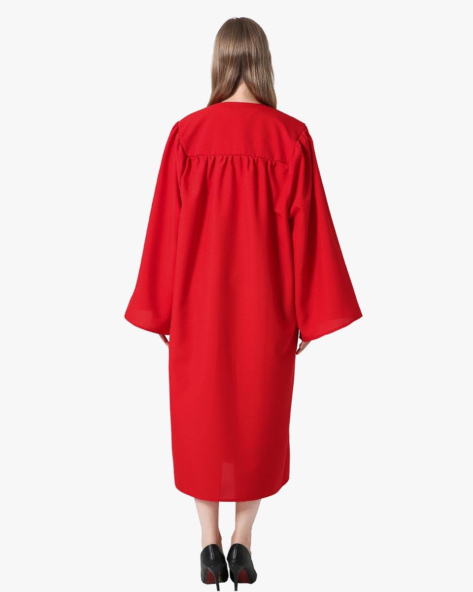 High School Premium Matte Graduation Gown Only - 12 Colors Available - Graduation Seller