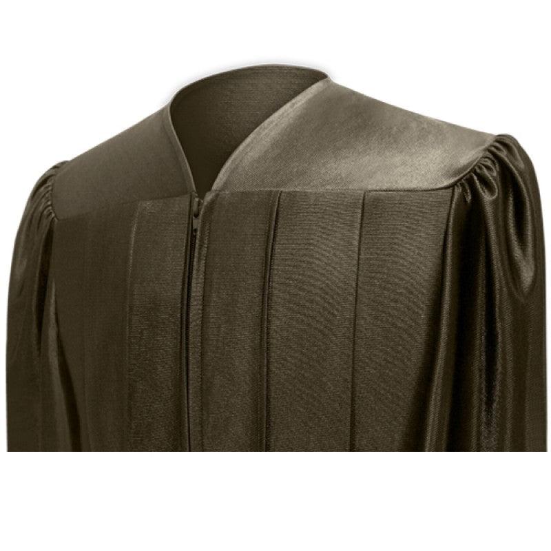 Shiny Brown Bachelors Cap & Gown - Graduation Seller