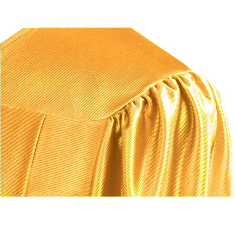 Shiny Antique Gold Junior High/Middle School Gown - Graduation Seller