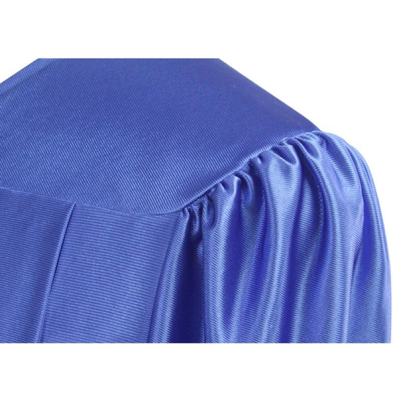 Shiny Royal Blue Bachelors Academic Cap & Gown - Graduation Seller