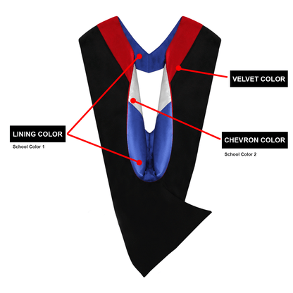 Deluxe Black Bachelors Gown & Hood Package - Graduation Seller