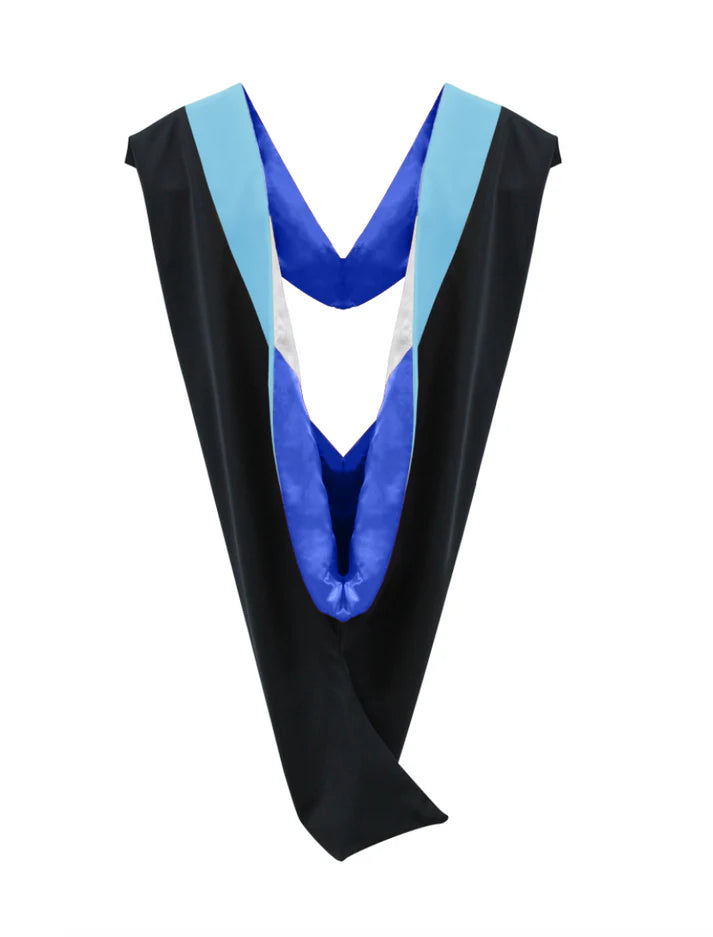 26 Deluxe Bachelors/Masters Graduation Hood – Velvet & Satin Finish