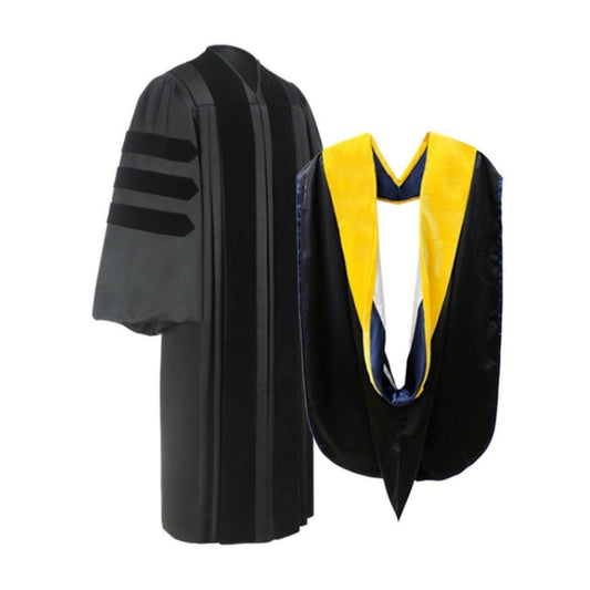 Deluxe Doctorate Gown & Hood Package