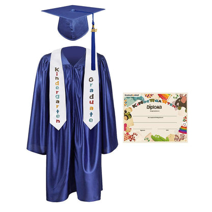2025 Children's Graduation Uniform Set with Shawl & Award - Graduation Seller