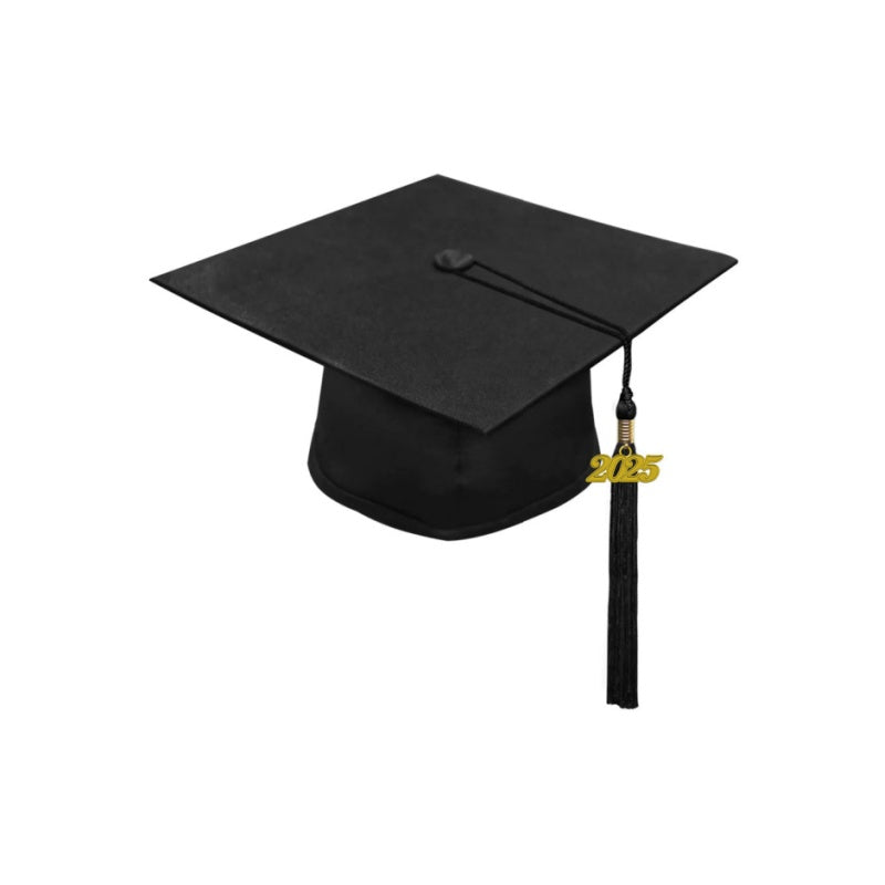 10 Matte High School Cap & Tassel