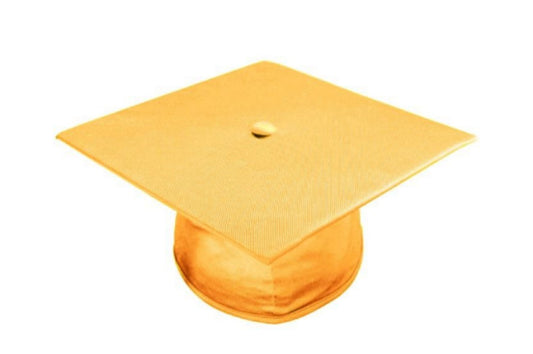 Shiny Antique Gold Bachelors Academic Cap