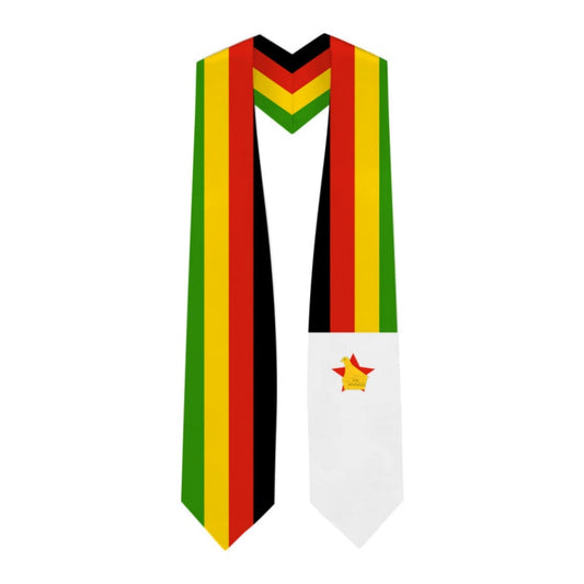 Zimbabwe Graduation Stole - Zimbabwe Flag Sash