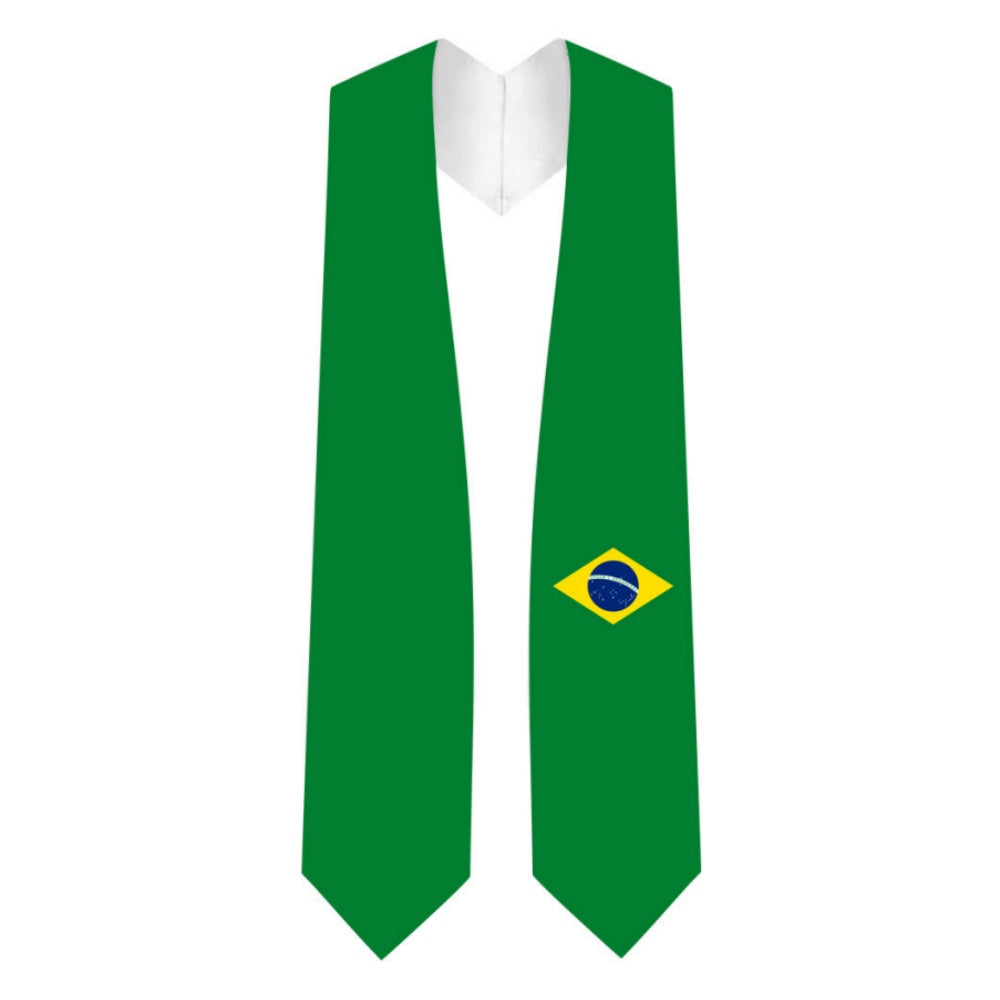 Brazil Graduation Stole - Brazil Flag Sash