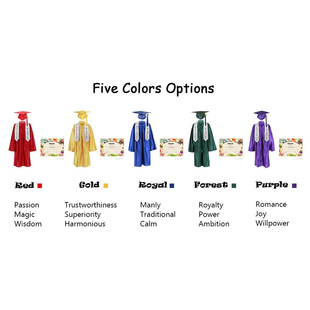 2025 Children's Graduation Uniform Set with Shawl & Award - Graduation Seller