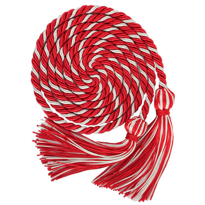 15 Two-Tone Honor Cords for Graduation Recognition