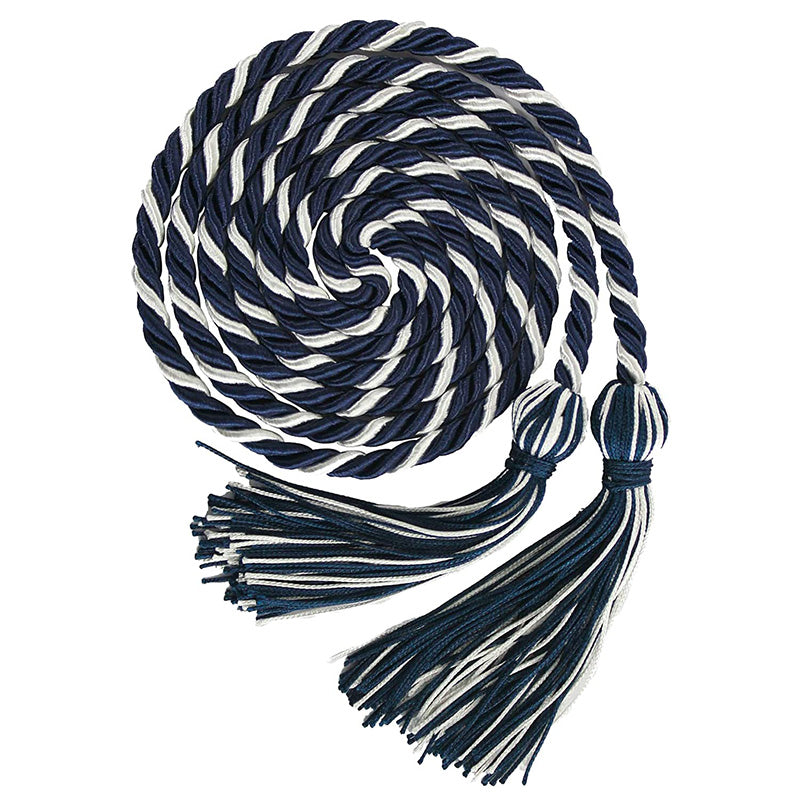 15 Two-Tone Honor Cords for Graduation Recognition