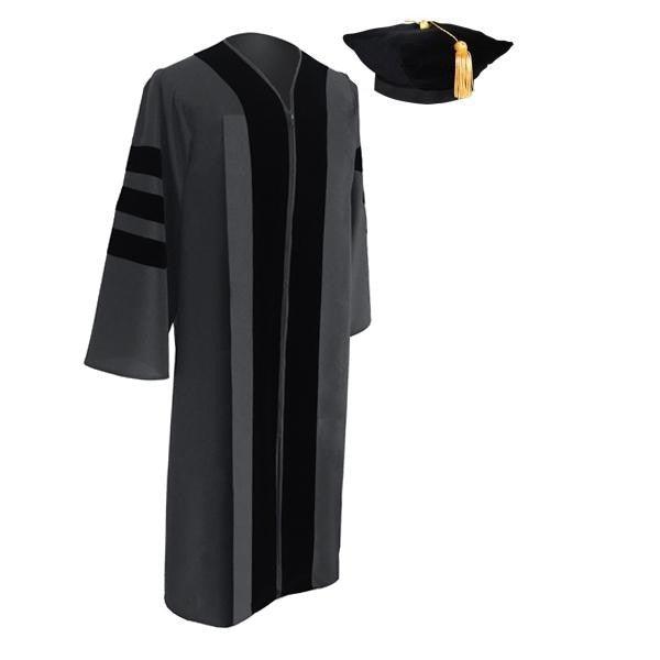 Classic Doctoral Tam & Gown - Academic Regalia - Graduation Seller