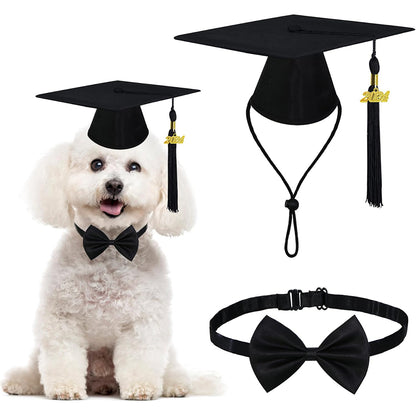 Graduation Dog Apparel – Adorable Cap Set for Your Pup’s Graduation Day