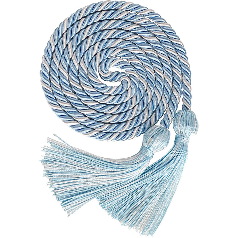 15 Two-Tone Honor Cords for Graduation Recognition