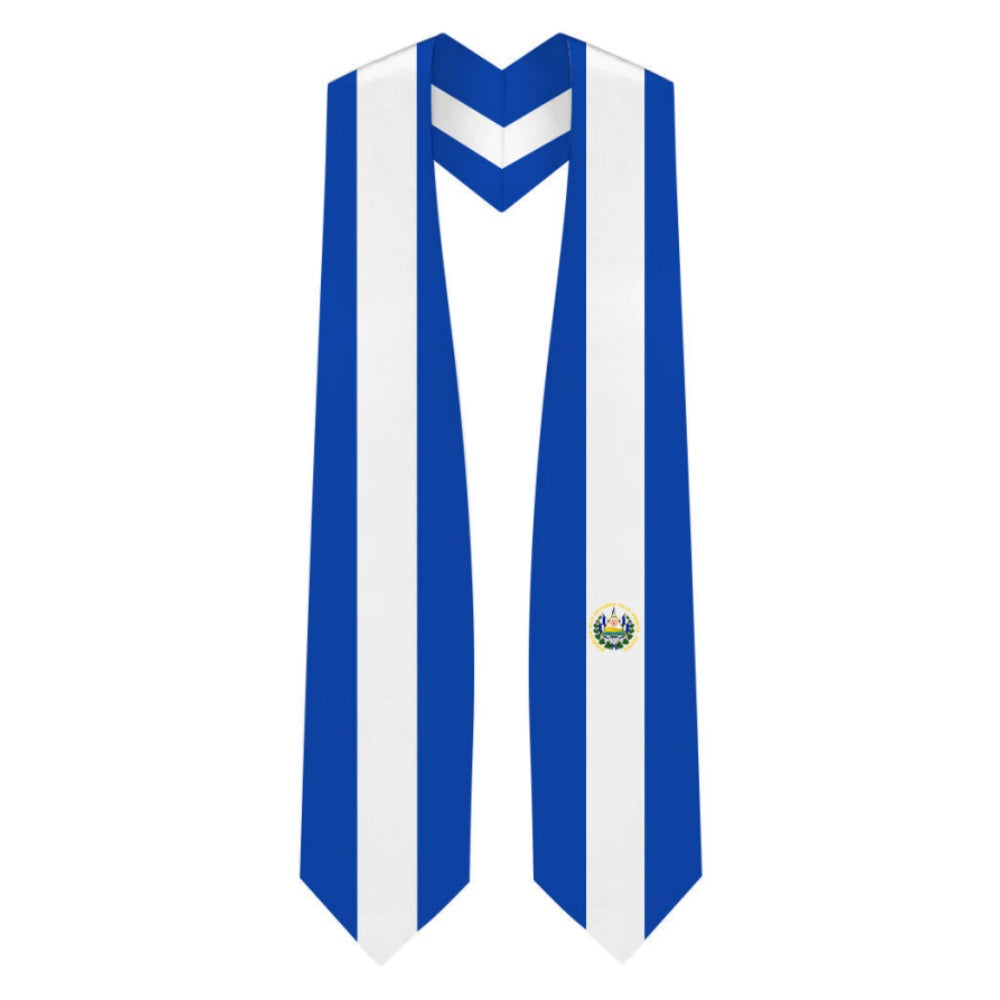 El Salvador Graduation Stole - El Salvadorian Flag Sash