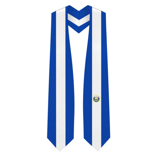 El Salvador Graduation Stole - El Salvadorian Flag Sash