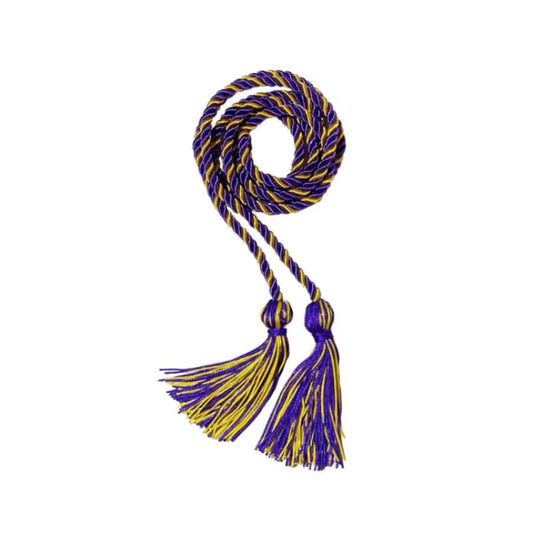 Purple and Gold Intertwined Honor Cord