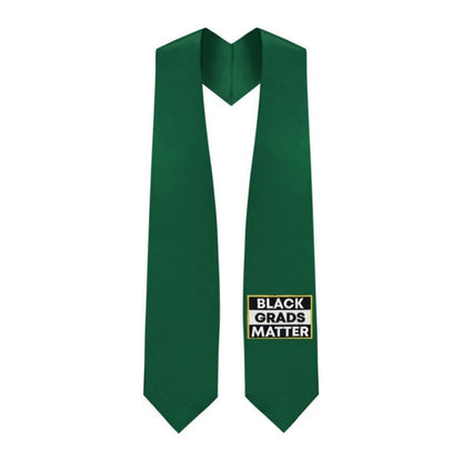 Hunter BLACK GRADS MATTER Graduation Stole