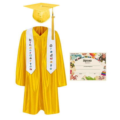 2025 Children's Graduation Uniform Set with Shawl & Award - Graduation Seller