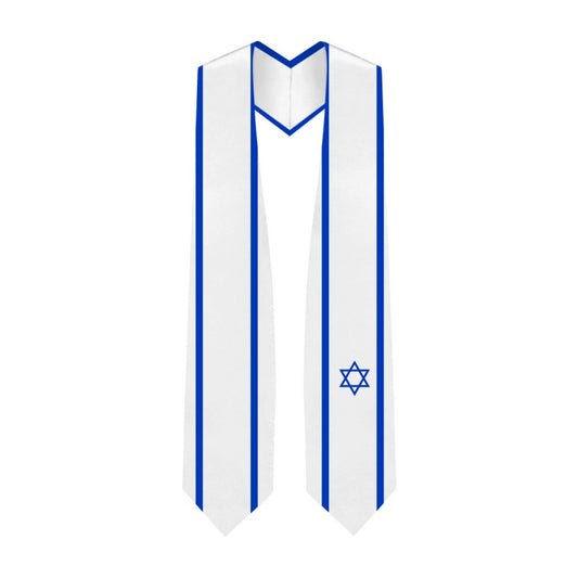 Israel Graduation Stole - Jewish Flag Sash