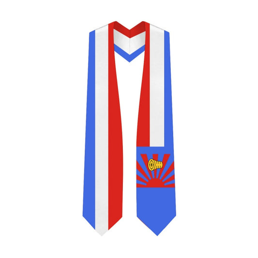 Karen Nation Graduation Stole - Karen Nation Flag Sash