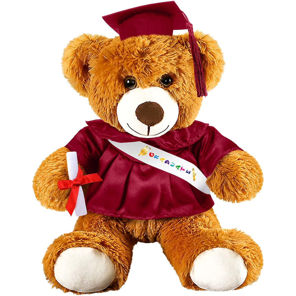 Graduation Bear - Plush bear with cap, tassel and shawl for your graduation celebration!