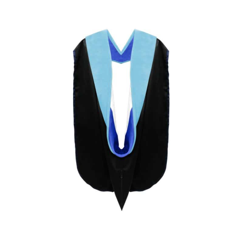 Doctor of Education Hood - Royal Blue & White