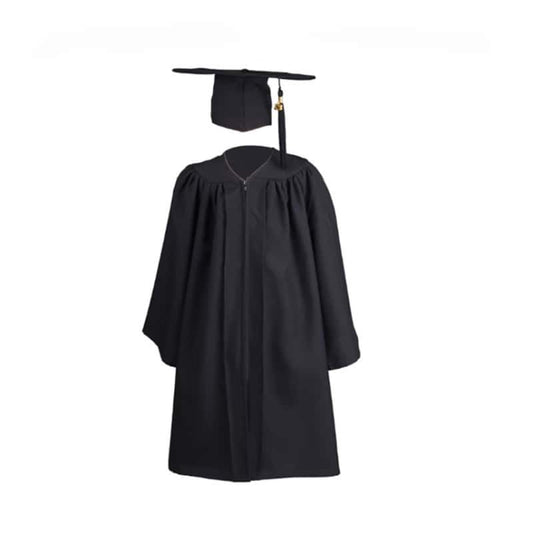 12 Matte Kindergarten/Preschool Cap & Gown