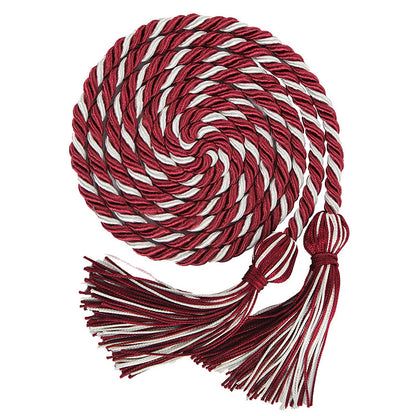 15 Two-Tone Honor Cords for Graduation Recognition