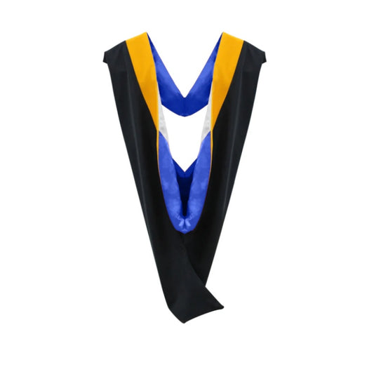 26 Deluxe Bachelors/Masters Graduation Hood – Velvet & Satin Finish