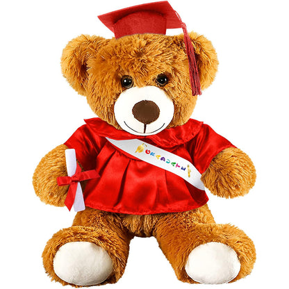 Graduation Bear - Plush bear with cap, tassel and shawl for your graduation celebration!