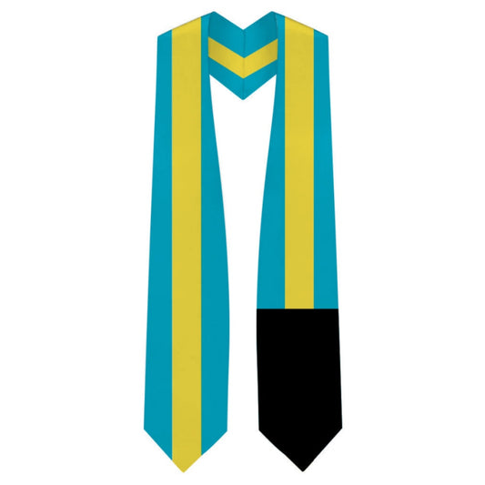 Bahamas Graduation Stole - Bahamas Flag Sash