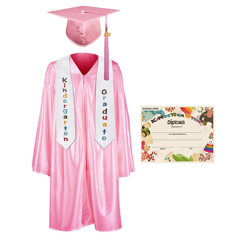 2025 Children's Graduation Uniform Set with Shawl & Award - Graduation Seller