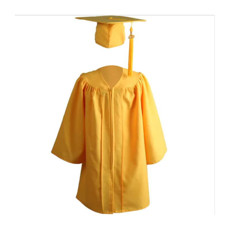 12 Matte Kindergarten/Preschool Cap & Gown