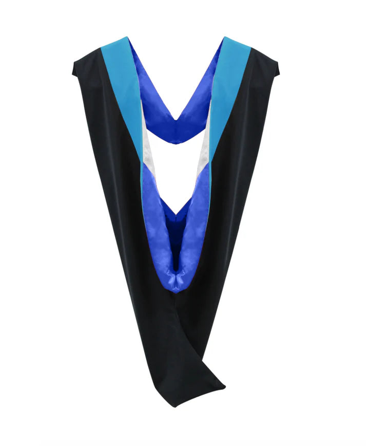 26 Deluxe Bachelors/Masters Graduation Hood – Velvet & Satin Finish