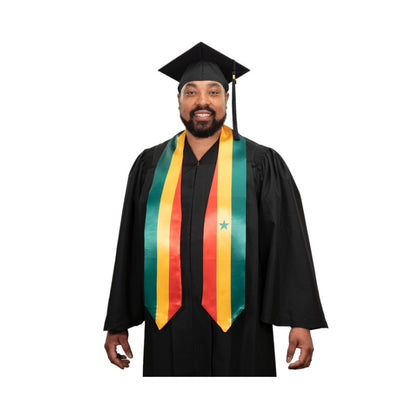 Senegal Graduation Stole -  Senegal Flag Sash