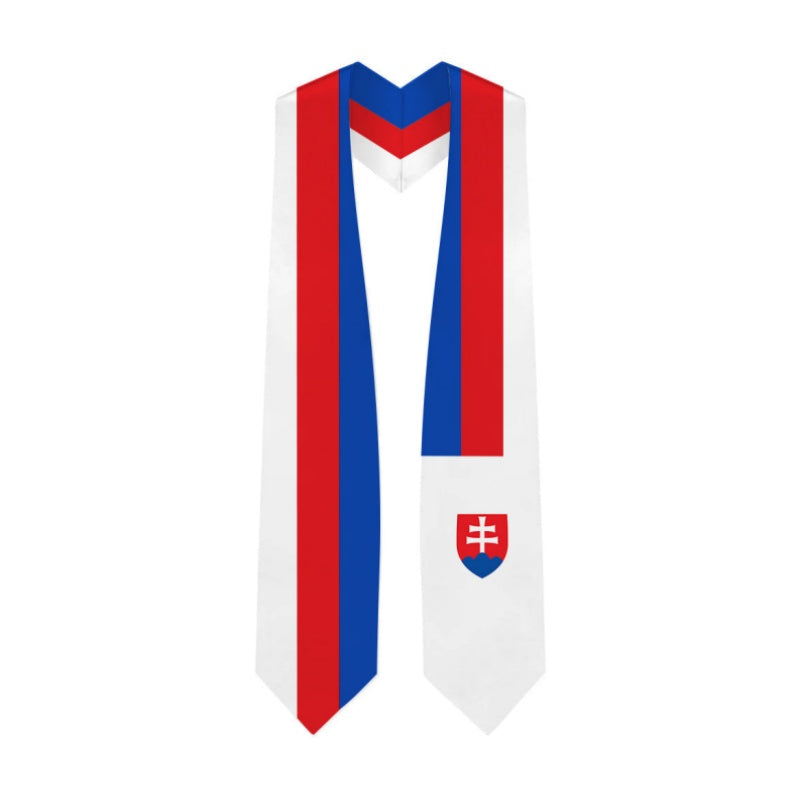 Slovakia Graduation Stole - Slovakian Flag Sash