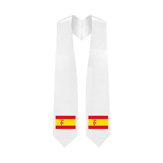 Spain Embroidered Patch Stole - Spanish Flag Patch Sash