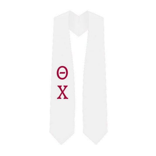 Theta Chi Greek Lettered Stole