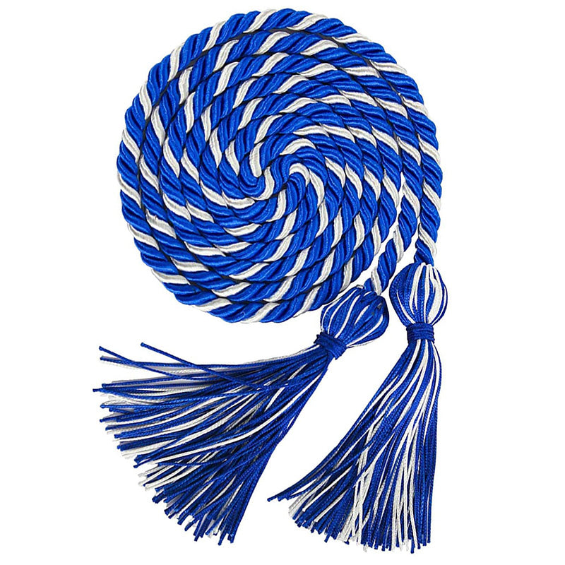 15 Two-Tone Honor Cords for Graduation Recognition