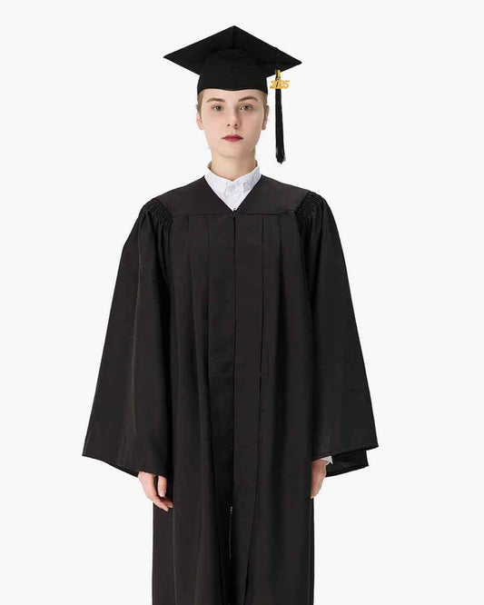 Deluxe Fluted Bachelor Graduation Gown Cap Tassel Package - Graduation Seller