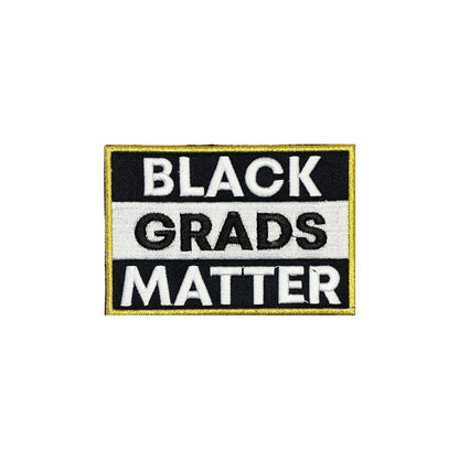 Orange BLACK GRADS MATTER Graduation Stole