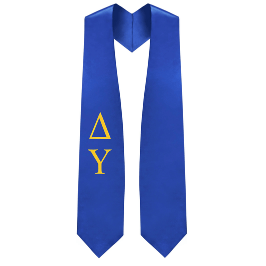 Delta Upsilon Greek Lettered Stole