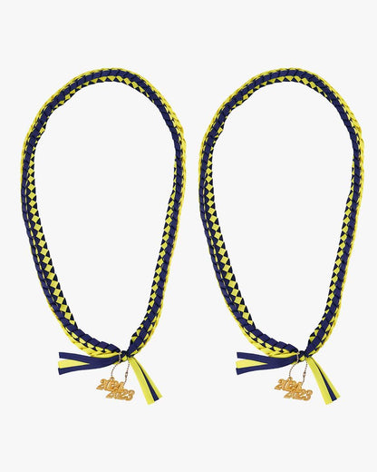 Graduation Braided Ribbon Lei with 2024 Year Charm - Graduation Seller