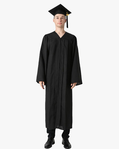Premium Matte Graduation Cap, Gown & Tassel Package - 12 Colors Available - Graduation Seller
