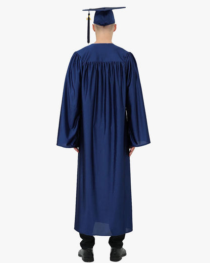 High School Economy Shiny Graduation Cap,Gown & Tassel Package - 13 Colors Available - Graduation Seller
