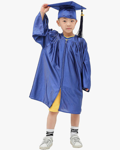 Shiny Kindergarten Graduation Cap, Gown, Stole, Diploma & Key Chain Package - Graduation Seller