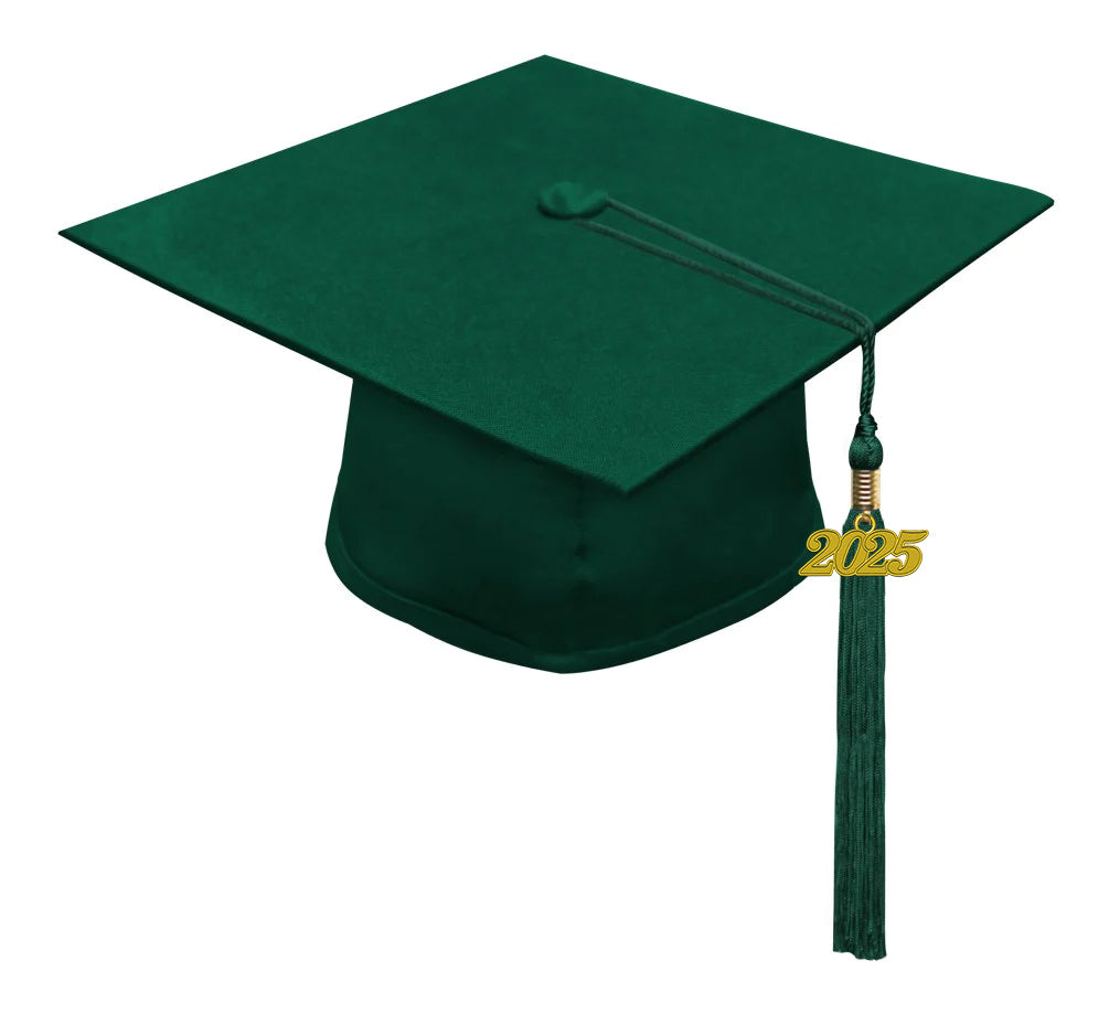 Matte Hunter Kindergarten/Preschool Cap & Tassel